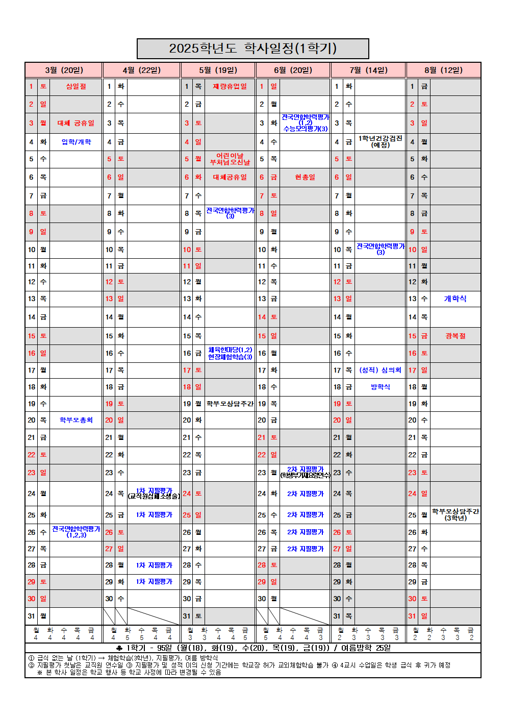 2025 학사일정001