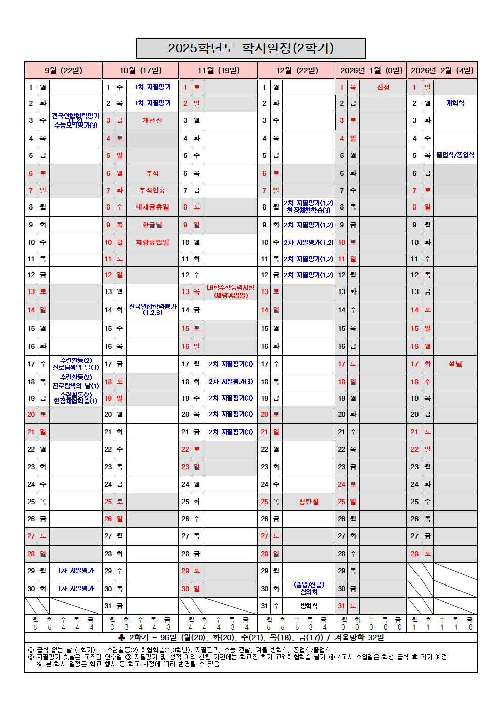 2025 학사일정002